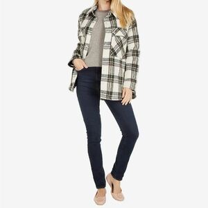 BLANK NYC Shacket Oversized Flannel Shirt Jacket. Size medium. NWT.